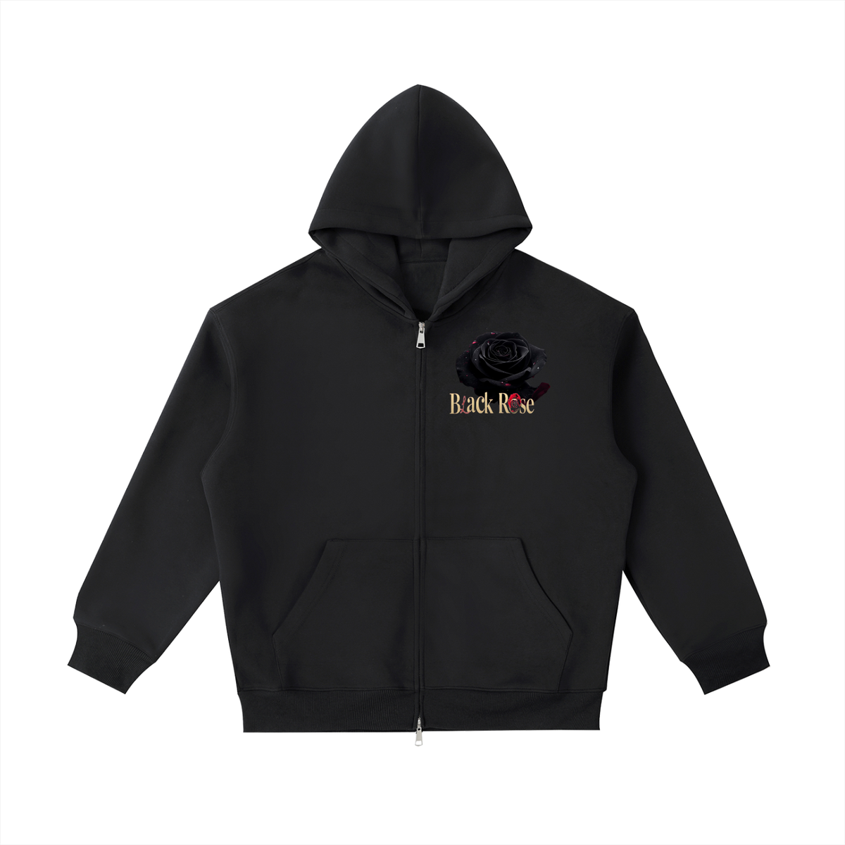 Black rose Essential Heavyweight Pocket Hoodie