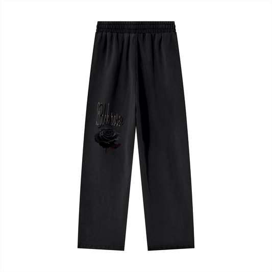 Black rose Heavyweight Vintage Wash Sweatpants