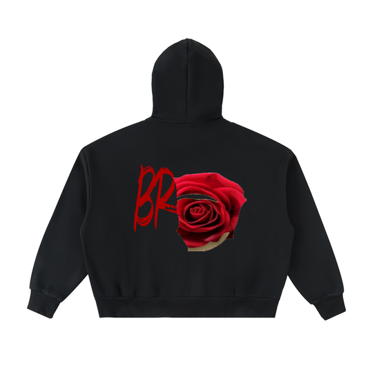 Blackrose Full-Zip Boxy Hoodie