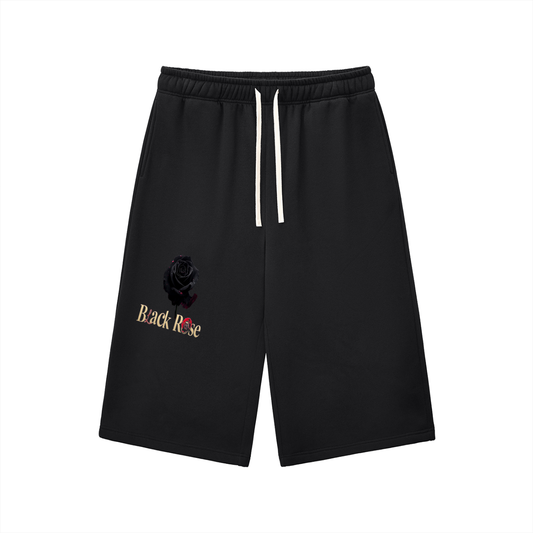 Black rose Three-quarter Sweatpants