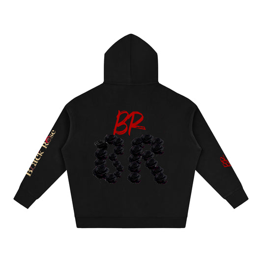 Black rose Hoodie